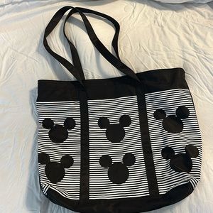 Disney black and white tote bag